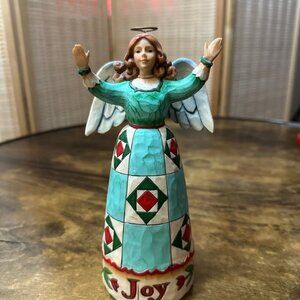 2008 Jim Shore "Pure Joy" Angel Figurine 8in #4010532